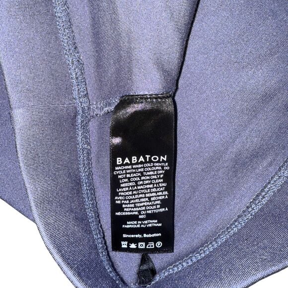 EUC Aritzia Babaton Pencil‎ Slit Skirt Size 12 Dive Blue - Picture 5 of 5